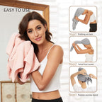 2 Pack Large Microfiber Hair Towel Wrap - Image 5