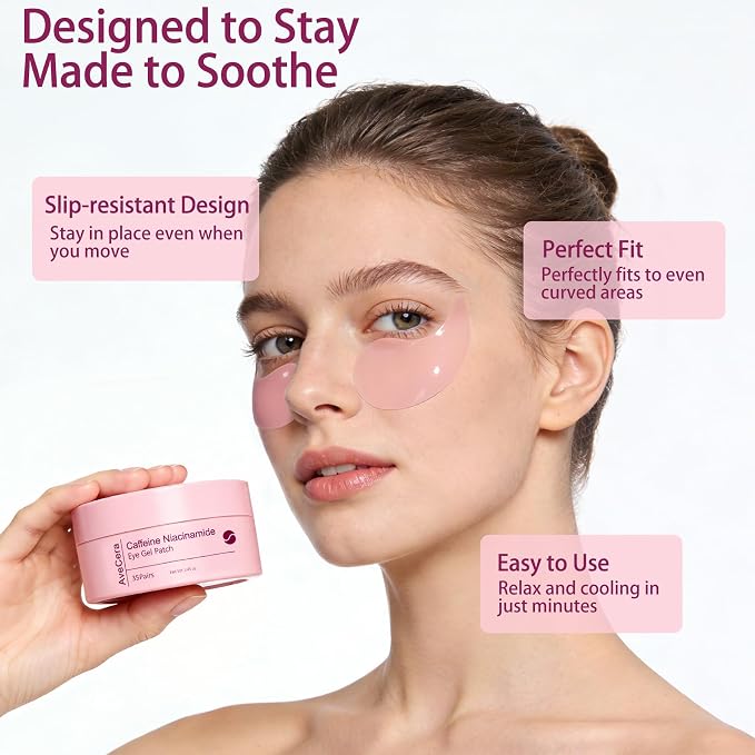 70Pcs Caffeine Peptide Under Eye Patches - Image 6