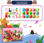 Jungle Adventure Bath Bombs for Kids – 15 Scented Fizzy Bath Bombs - Image 3