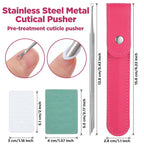 Loop Cuticle Pusher, Pre-treatment Cuticle Pusher, Stainless Steel Nail Care - Image 2