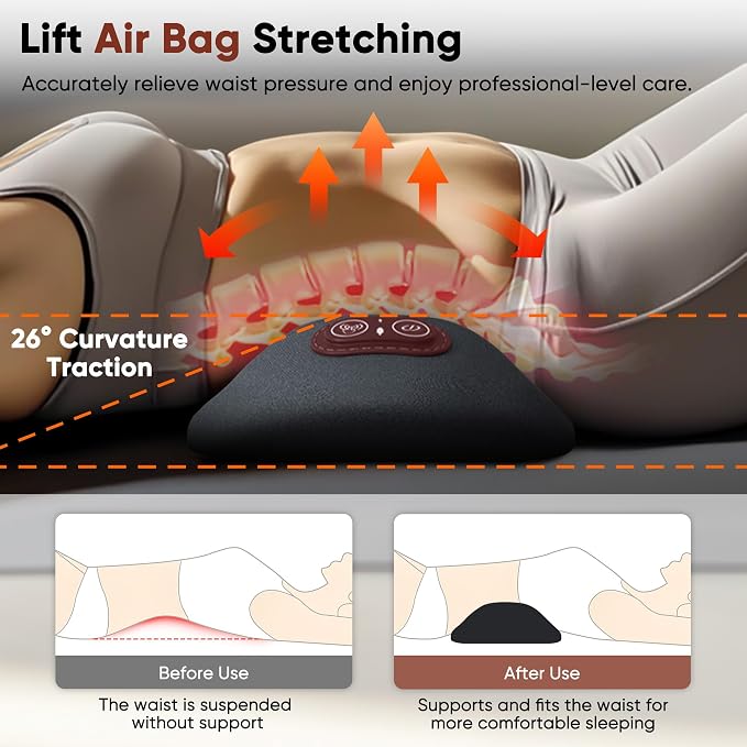 3 in 1 Upadate Rechargeable Electric Lumbar Support Pillow - Image 3