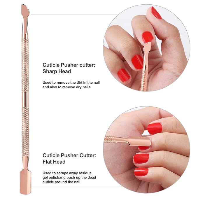 Cuticle Trimmer with Cuticle Pusher and Cutter, YINYIN Cuticle Remover Cutter - Image 5