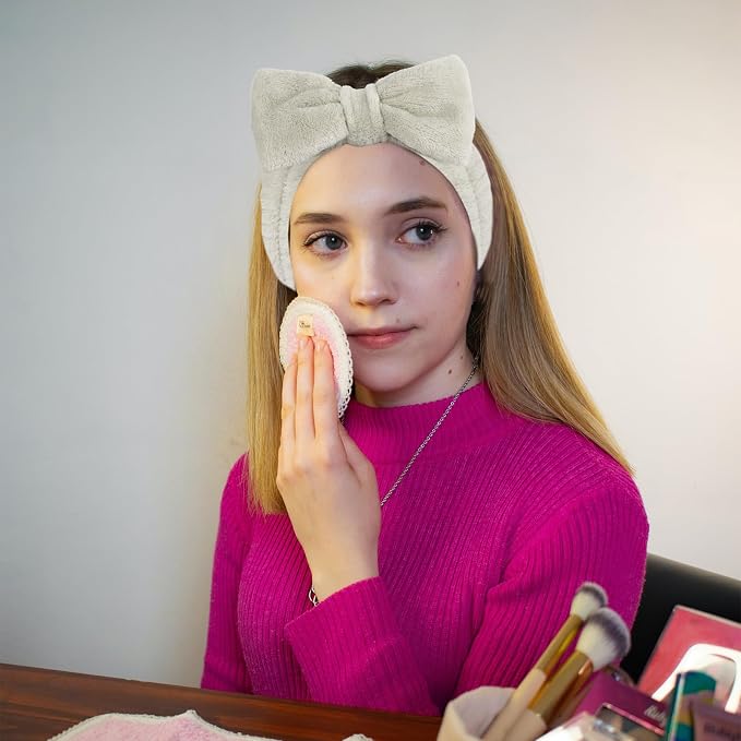 Ondder 8 Pcs Coffee Skincare Headbands Microfiber Hairband - Image 5
