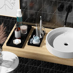 BBK Bathroom Vanity Tray- 2 Pack Silicone Bathroom Tray - Image 7