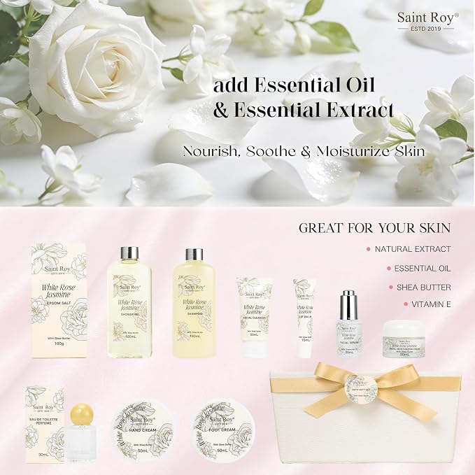 37 Pcs Bath Spa Gifts for Women, Mothers Day Gifts, Face Skin Care Kit - Image 4