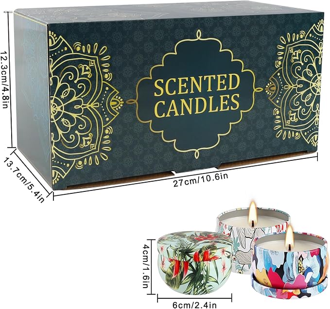 YOROXRG 24Pack Scented Candles, Soy Wax Travel Tin Jar Candles, Aromatherapy - Image 8