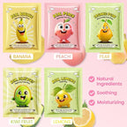 Kaely 10 Pack Fruit Face Masks for Kids, Kids Face Mask Spa Day Kit Supplies - Image 3