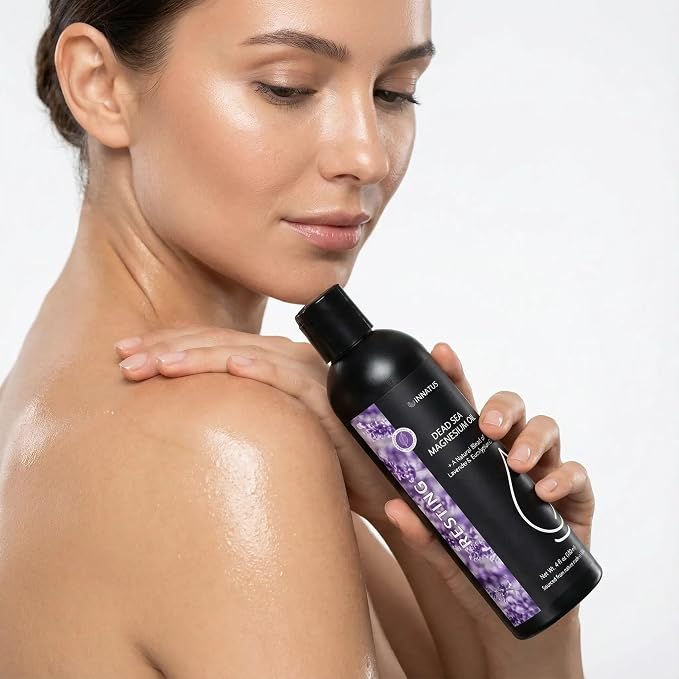 Natural Dead Sea Magnesium Resting Oil – 4oz Oil - Image 4