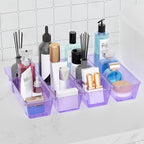 WOWBOX 12 Pack Clear Drawer Organizer Set, Acrylic Drawer Storage Trays - Image 5