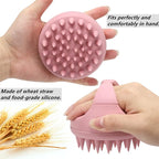 Silicone Scalp Massager Shampoo Brush Hair Scrubber Scalp Brush - Image 3