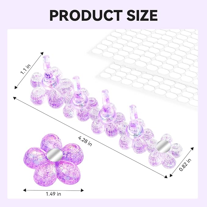Nail Stand for Press On Fake Nails Painting Display Practice, Powerful Magnetic - Image 7