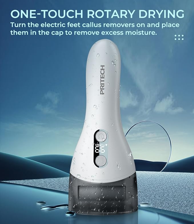 Electric Callus Remover for feet, Rechargeable Foot File Electronic Pedicure - Image 8