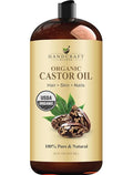 Handcraft Blends Organic Castor Oil 28 Fl Oz | 100% Pure and Natural | Premium by HandcraftBlends