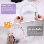 Ztomine Spa Headbands, Puffy Makeup Headbands - Image 3