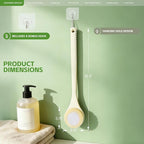 Back Scrubber for Shower with Long Handle, Dual-Sided Bath Brush with Soft - Image 7