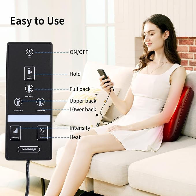 MASGRE Shiatsu Back Massager - Image 4