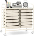 Giantex 12 Drawers Rolling Cart, Mobile Storage Drawer Cart, Classroom by Giantex