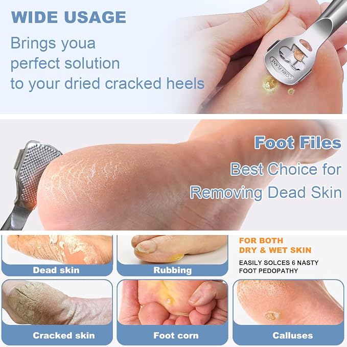 36 Pcs Callus Shaver for Feet Set, Professional Callus Remover for Feet Tools - Image 4