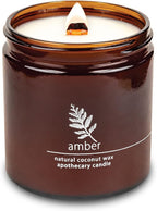 Hemlock Park Crackling Wood Wick Candle Handcrafted by HemlockPark