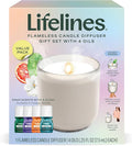 Lifelines Flameless Candle Aromatherapy Essential Oil Diffuser by LifeLines