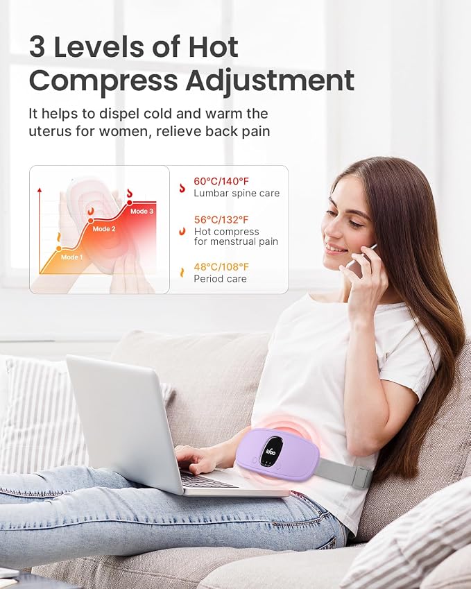 iDOO Portable Heating Pad, FSA Eligible Items Only List, Period Heating Pad - Image 2