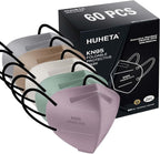 HUHETA KN95 Mask, 5 Ply Protective Dispoasable Masks Filter Efficiency≥95% by HUHETA