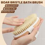 SAMEBUTECO 4 Pack Dry Body Brushing Brushes, Natural Bristle Exfoliating Scrub - Image 4