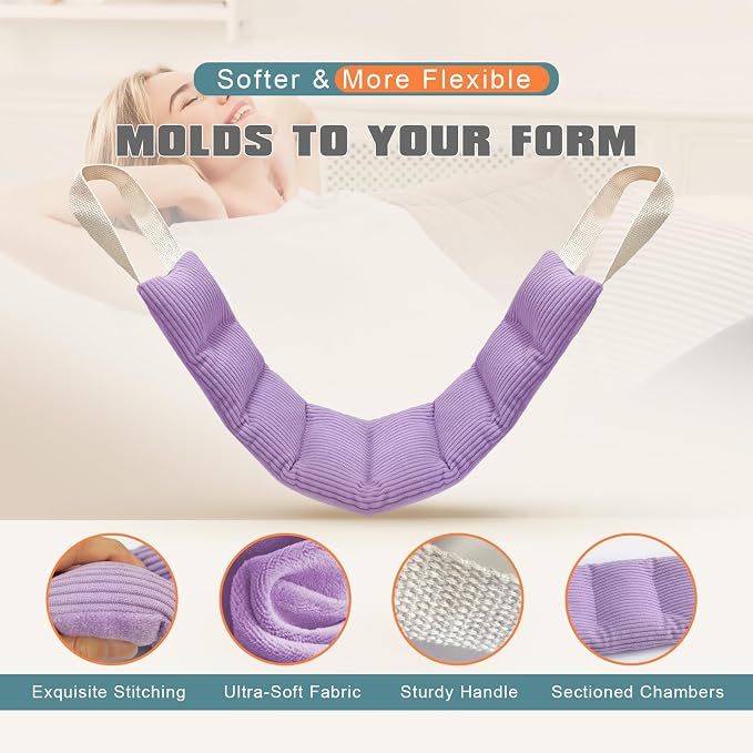 uncn Heating Pad for Neck and Shoulders and Back Moist Small Microwavable Neck - Image 5