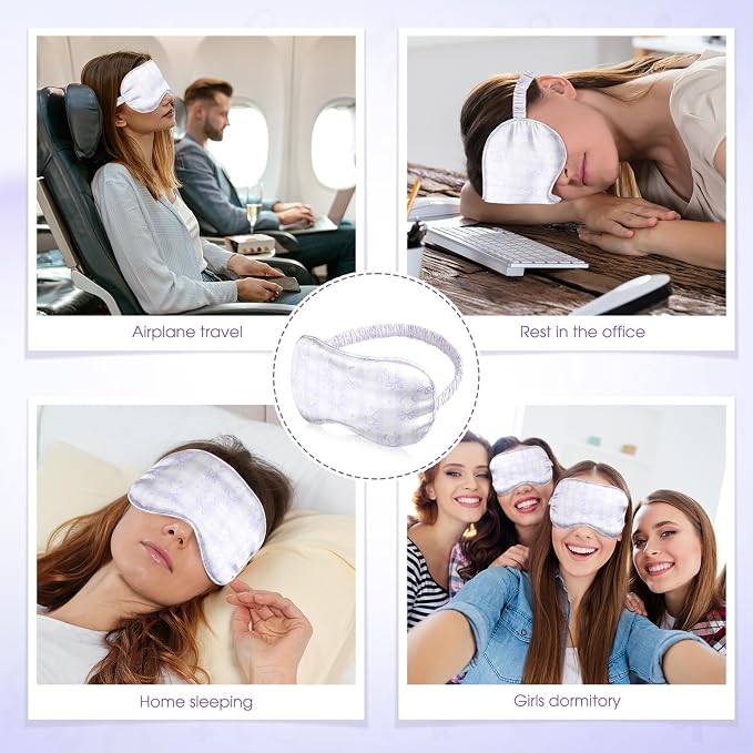 Honeydak 12 Pcs Silk Sleep Masks - Image 7