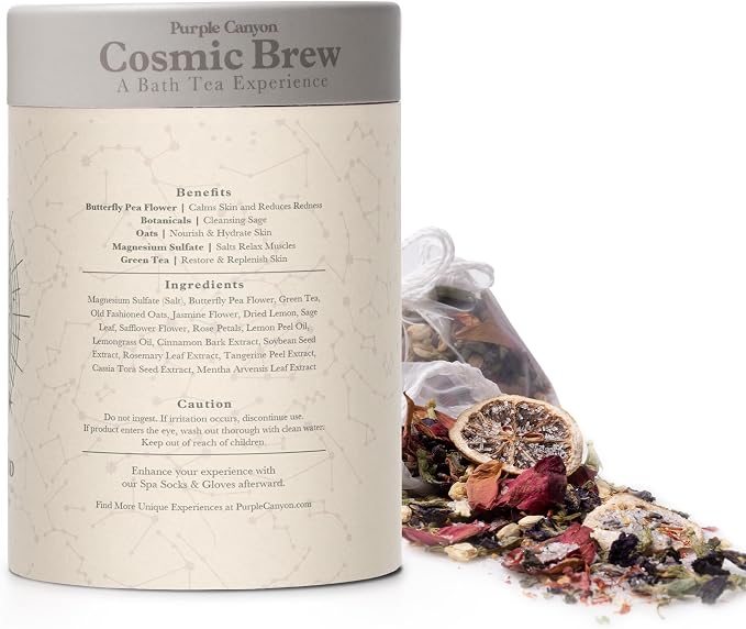 Astral Blend Bath Tea by Purple Canyon | 3 Purifying Bath Soaks - Image 7
