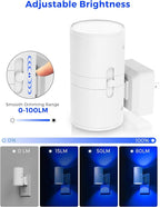 L LOHAS LED Night Light, Light Sensor, Dimmable Night Light, Calm Blue - Image 2