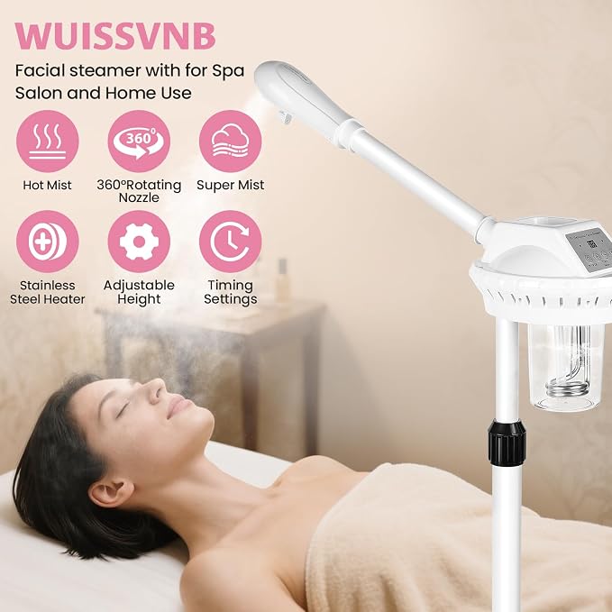 Retain time face Steamer Clean Skin Firming Pores and Moisturizing Suitable - Image 2