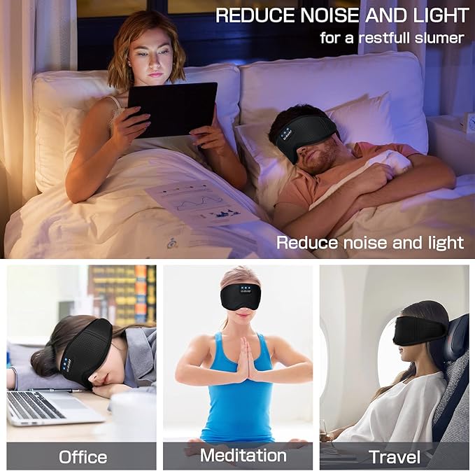 Sleep Headphones Sleep Mask - Image 6