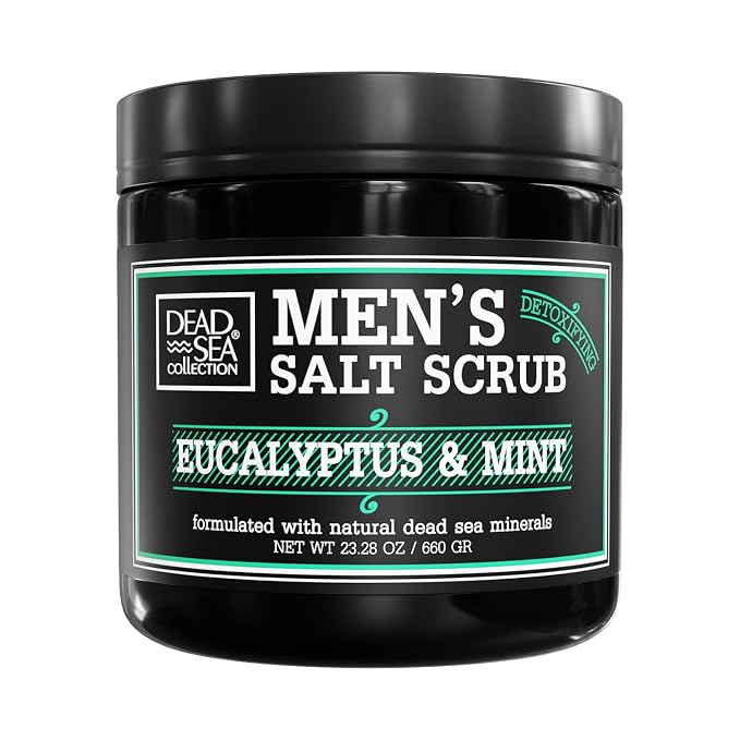 Salt Body Scrub Eucalyptus & Mint by DeadSeaCollection