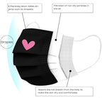 50pcs Cute Disposable Face Masks, 3-Ply Full Face Protection - Image 3