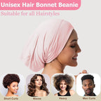 Satin Bonnet for Sleeping Night Cap, Adjustable Satin Lined Silk Bonnets Sleep - Image 5