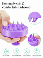 HEETA Scalp Massager Hair Growth, Soft Silicone Scalp Scrubber Shampoo Brush - Image 3
