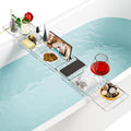 Yieach Iuxury Bathtub Trays For Tub, Expandable Bath Shelf Over Tub, Bath Board by Yieach