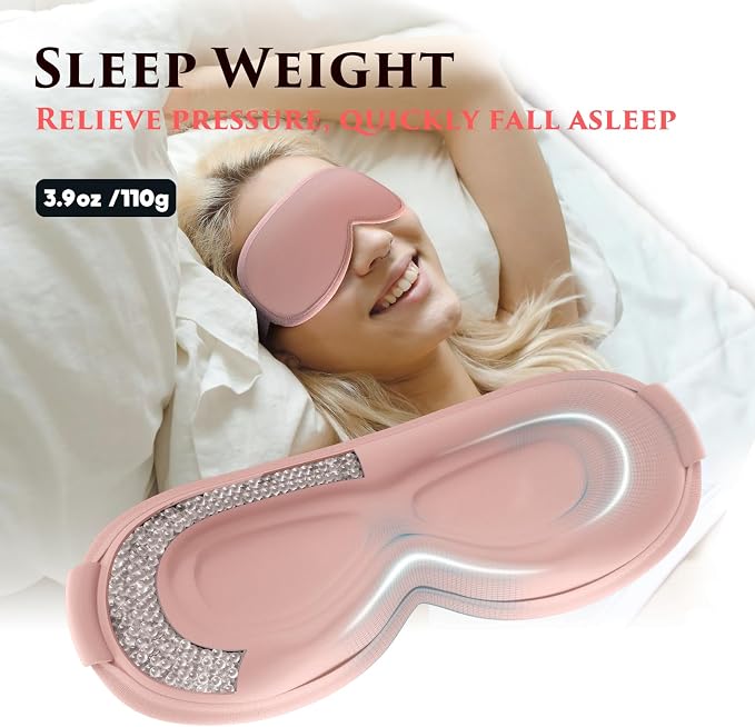 Weighted Eye Mask Cover for Sleeping - Image 3