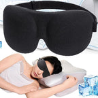Soft 3D Blackout Sleep Eye Mask 1 Pack - Image 3