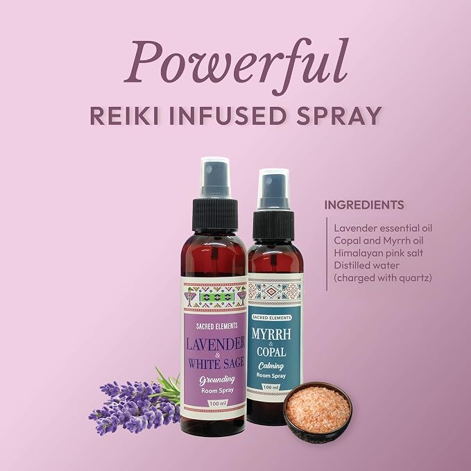 Sacred Element's Myrrh Copal, Lavender & White Sage Auric Room Spray – Pack Of - Image 2