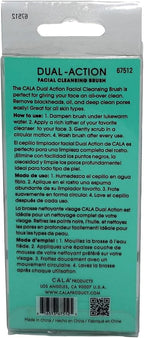 CALA Dual-Action Facial Cleansing Brush, Superfine Soft Bristles Deep Clean - Image 4