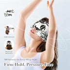 LC-dolida Sleep Mask with Bluetooth Headphones, Extra Large Silk Eye Mask - Image 5