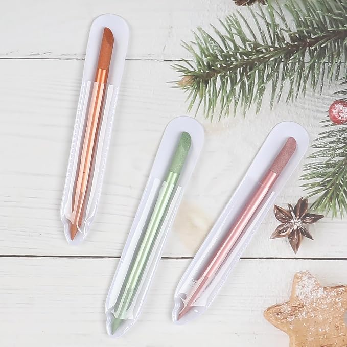 3Pcs Glass Cuticle Pusher, heemeei Crystal Cuticle Pusher Glass File, - Image 7