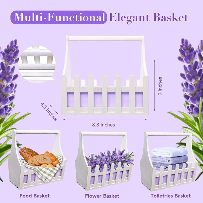 Gift Baskets for Women, Lavender Gift Sets for Women Self Care Spa Gift Basket - Image 5