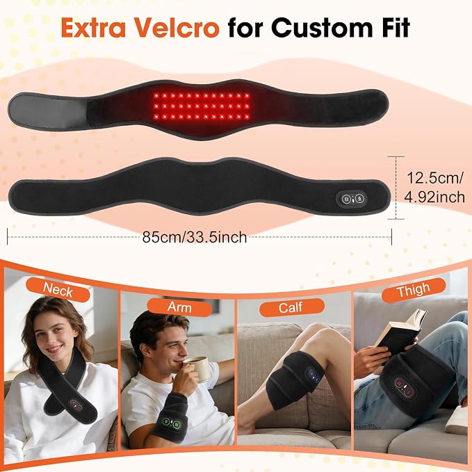 Cordless Neck Heating Pad Massager, 3000mAh Rechargeable Neck Massager - Image 4