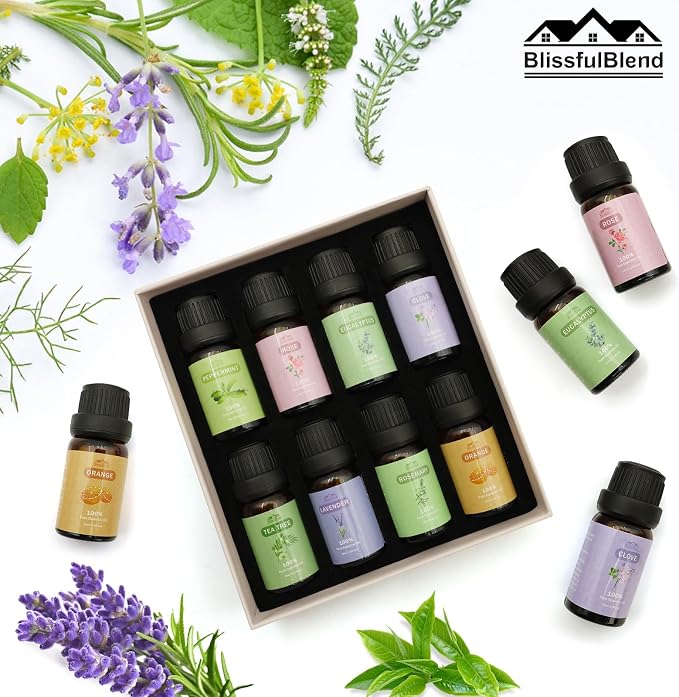 8 Pcs 100% Pure Floral Essential Oils Set - Image 7
