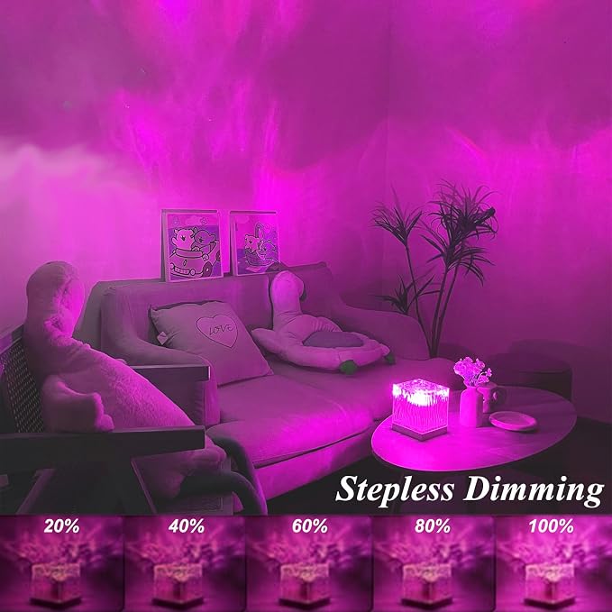 Northern Lights Projector Touch, 16 Colors Changing Light Dimmable Mood Lighting - Image 5