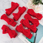 Ondder Spa Headband for Washing Face 8 Pack Red Skincare Headbands for Women - Image 7