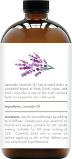Handcraft Blends Lavender Essential Oil in Glass Bottle – Huge 16 Fl Oz – 100% - Image 2